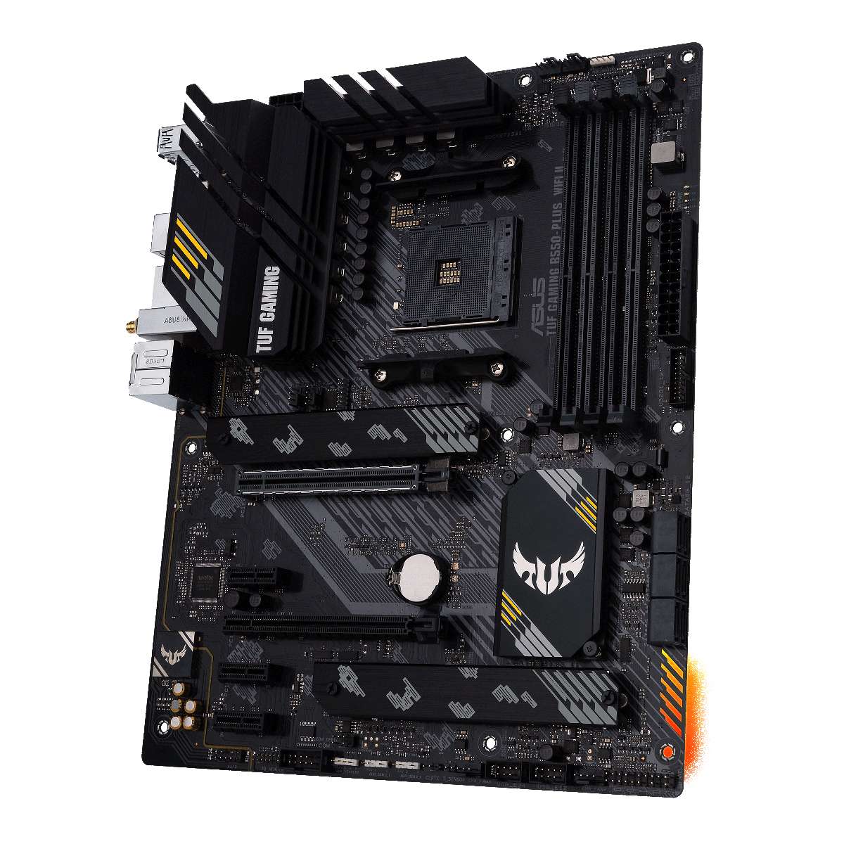 Placa Asus Tuf Gaming B550-plus Wi-fi Ii Amd Ryzen Ddr4 Am4 Color Negro
